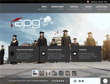 Tablet Screenshot of apggraduaciones.com